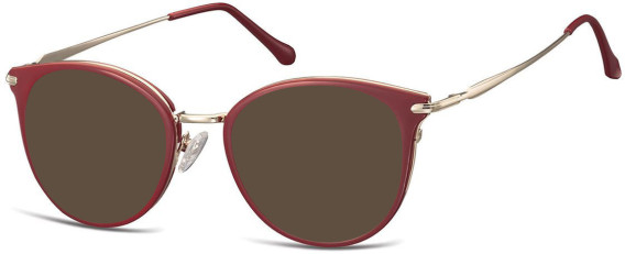 SFE-10928 sunglasses in Gold/Red