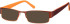SFE-8121 sunglasses in Matt Brown/Orange