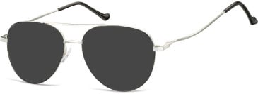 SFE-10130 sunglasses in Silver/Black