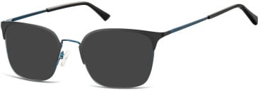 SFE-10135 sunglasses in Black/Blue