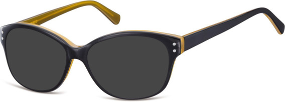 SFE-8807 sunglasses in Black/Green