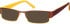 SFE-8121 sunglasses in Matt Brown/Yellow