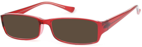 SFE-11302 sunglasses in Clear Burgundy