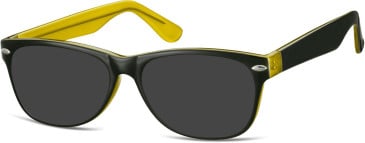 SFE-11297 sunglasses in Black/Green