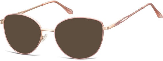 SFE-11270 sunglasses in Pink Gold/Soft Pink