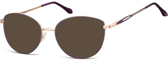 SFE-11270 sunglasses in Pink Gold/Purple