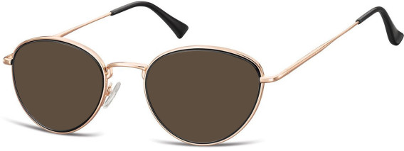 SFE-11319 sunglasses in Pink Gold/Black