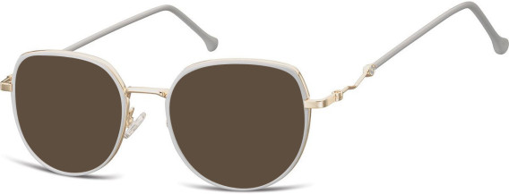 SFE-11318 sunglasses in Gold/Grey