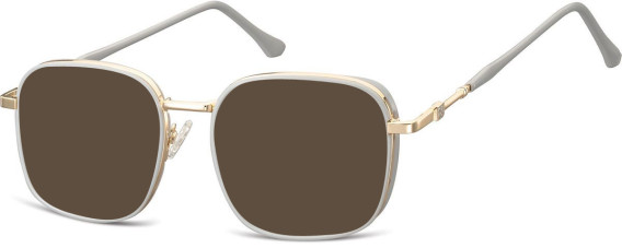 SFE-11316 sunglasses in Gold/Grey