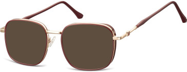 SFE-11316 sunglasses in Gold/Red