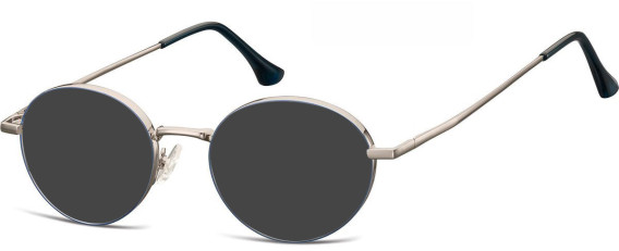 SFE-11314 sunglasses in Light Gunmetal/Blue