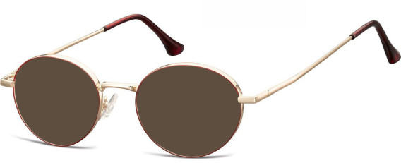 SFE-11314 sunglasses in Gold/Red