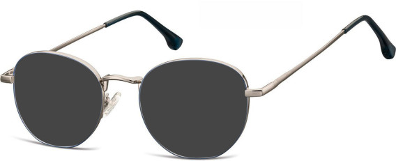 SFE-11313 sunglasses in Light Gunmetal/Blue