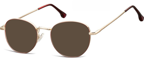 SFE-11313 sunglasses in Gold/Red