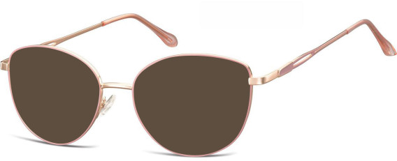 SFE-11311 sunglasses in Pink Gold/Soft Pink