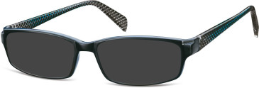 SFE-11301 sunglasses in Black/Green