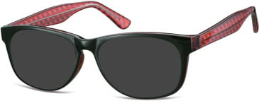 SFE-11300 sunglasses in Black/Red