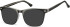 SFE-11294 sunglasses in Black/Clear