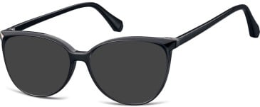 SFE-11287 sunglasses in Shiny Black
