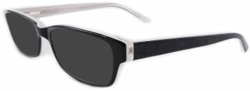 SFE-11286 sunglasses in Black/Clear