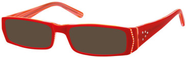 SFE-11284 sunglasses in Burgundy