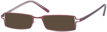 SFE-11229 sunglasses in Burgundy
