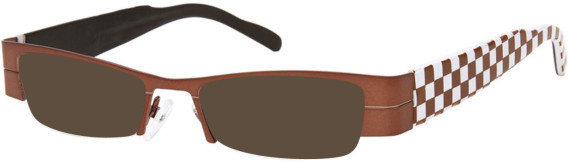 SFE-11226 sunglasses in Coffee