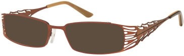 SFE-11219 sunglasses in Coffee