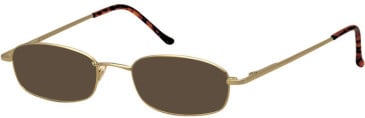 SFE-11215 sunglasses in Gold