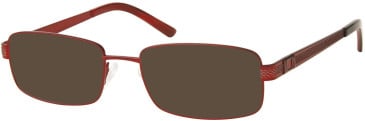 SFE-11208 sunglasses in Burgundy