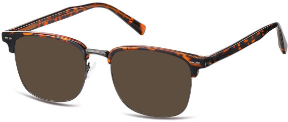 SFE-11268 sunglasses in Shiny Gunmetal/Turtle