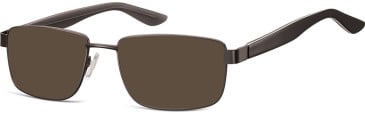 SFE-11267 sunglasses in Matt Black