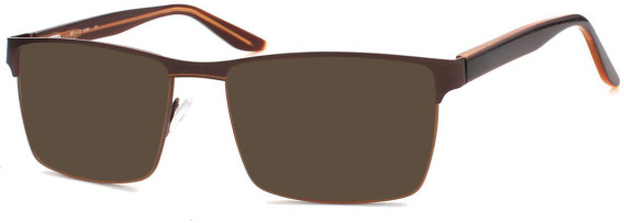 SFE-11263 sunglasses in Matt Brown/Light Brown