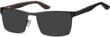 SFE-11263 sunglasses in Matt Black