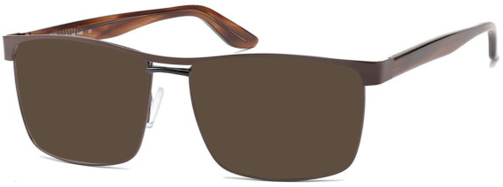 SFE-11262 sunglasses in Matt Brown/Black