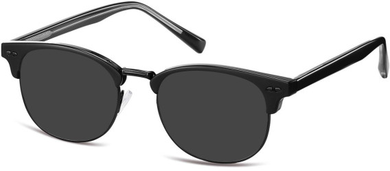 SFE-11261 sunglasses in Matt Black/Shiny Black