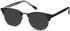 SFE-11261 sunglasses in Shiny Gunmetal/Shiny Black