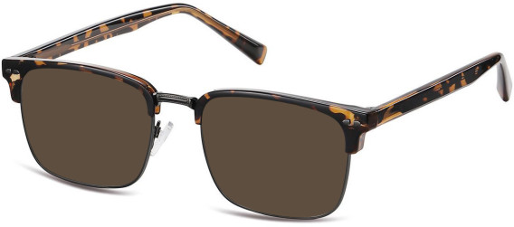 SFE-11260 sunglasses in Shiny Gunmetal/Turtle