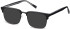 SFE-11260 sunglasses in Matt Black/Shiny Black