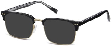 SFE-11260 sunglasses in Shiny Gold/Shiny Black