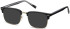SFE-11260 sunglasses in Shiny Gold/Shiny Black