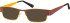 SFE-11254 sunglasses in Coffee/Yellow