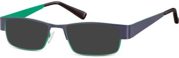SFE-11254 sunglasses in Blue/Green