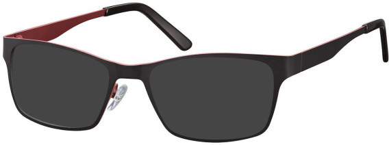 SFE-11251 sunglasses in Black/Burgundy