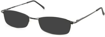 SFE-11233 sunglasses in Matt Black