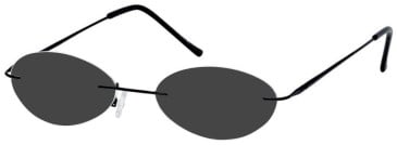 SFE-11193 sunglasses in Black