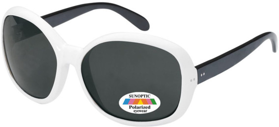 SFE-9110 sunglasses in White/Black