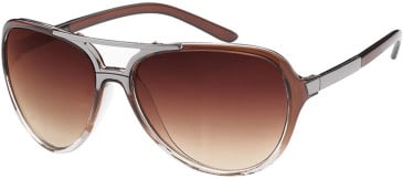 SFE-9127 sunglasses in Brown/Clear/Brown