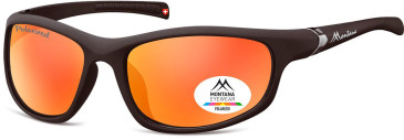 SFE-9168 sunglasses in Black/Orange Mirror