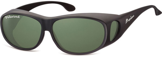 SFE-9850 sunglasses in Matt Black/Green